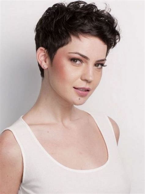 wavy pixie cut|pixie for thick wavy hair.